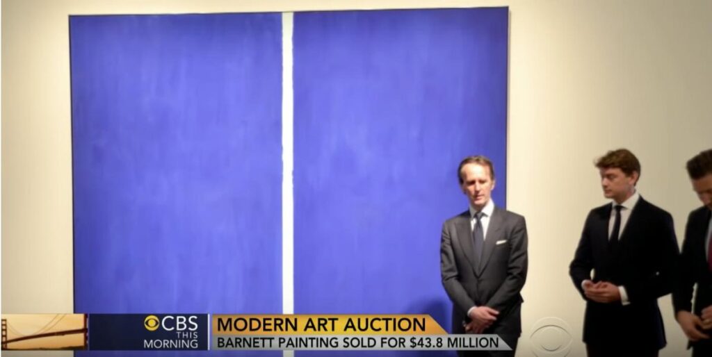 Tablo/Painting: Barnett Newman